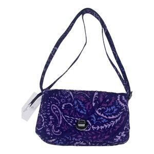 Vera Bradley Purple and Blue Crossbody Bag 267